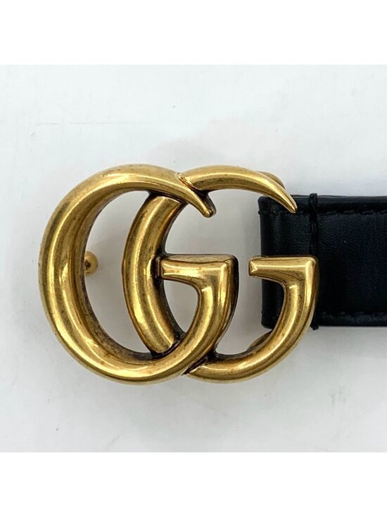 Gucci Marmont black leather belt main image 5